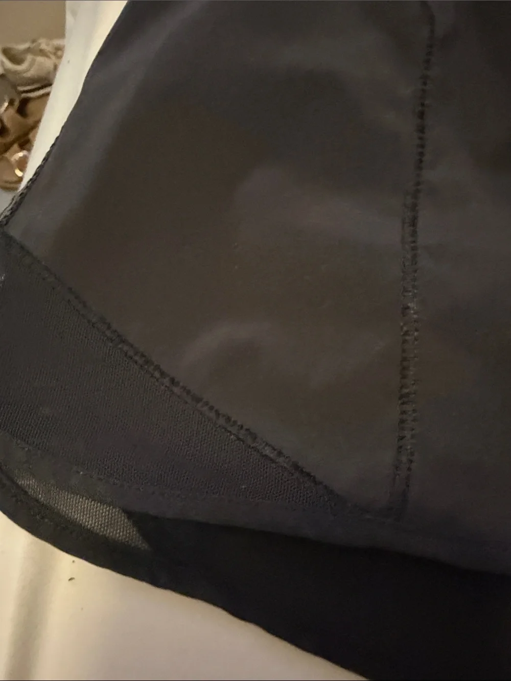 lululemon athletica Women's Black Layered Running Shorts s 6 reg. Shirt running